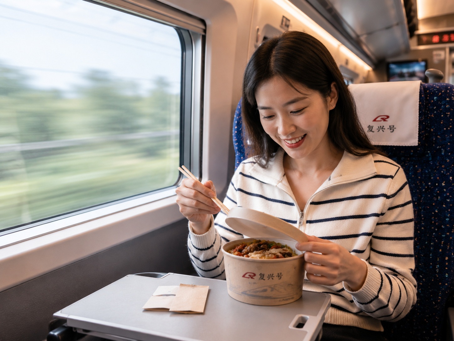 Dining at 350 km/h: How to Order Takeout to Your Train Seat