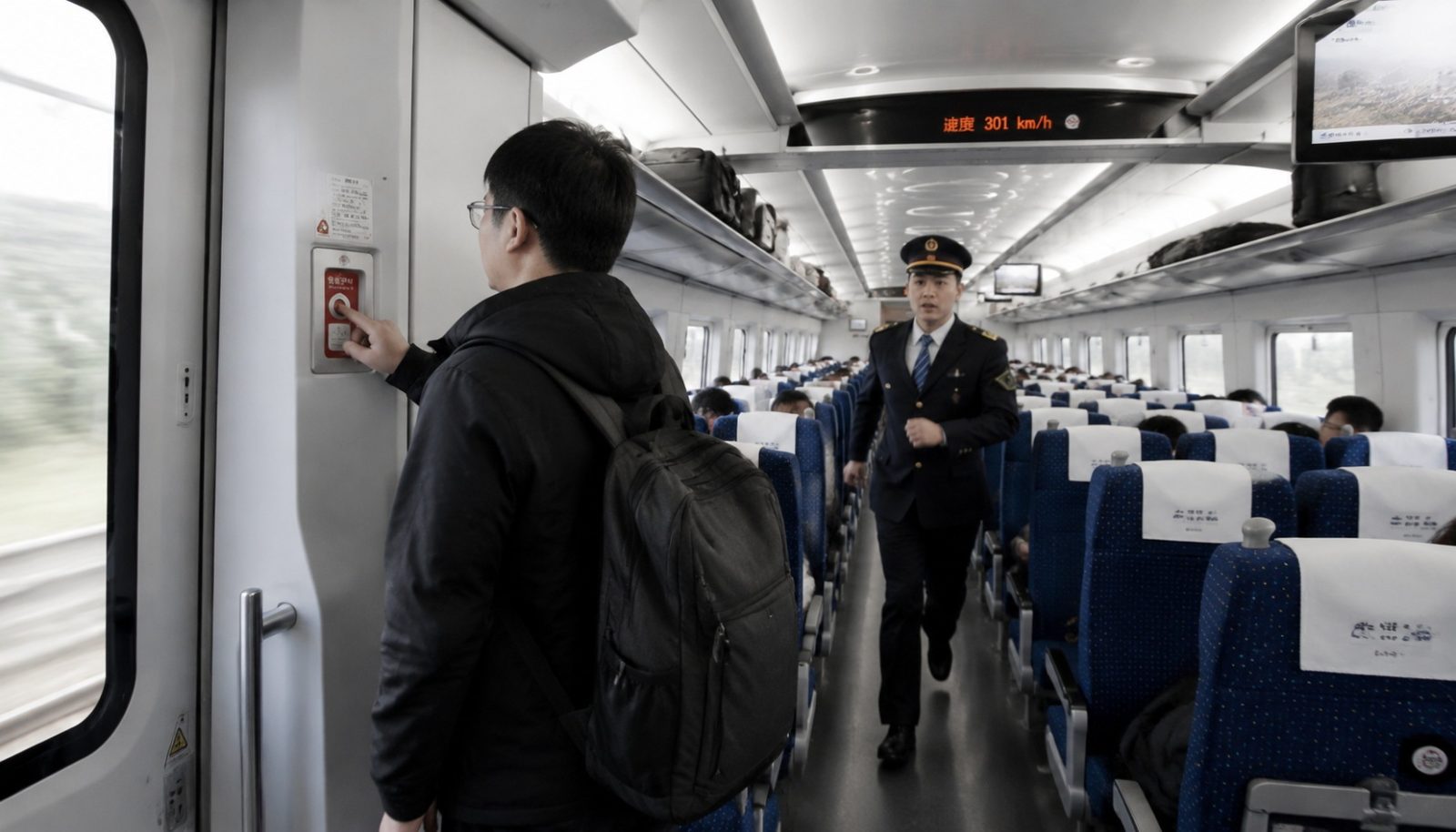 Onboard Emergencies: How to Find a Doctor or Security Guard at 350km/h