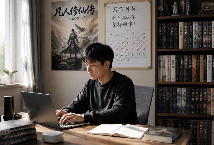 A Day in the Life of a Chinese Cultivation Novel Author: Writing 10,000 Words