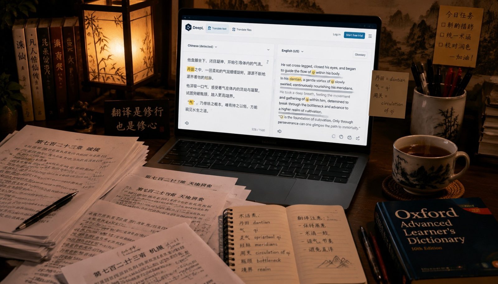 Translating Cultivation Novels: The Headache of “Dantian” and “Qi”