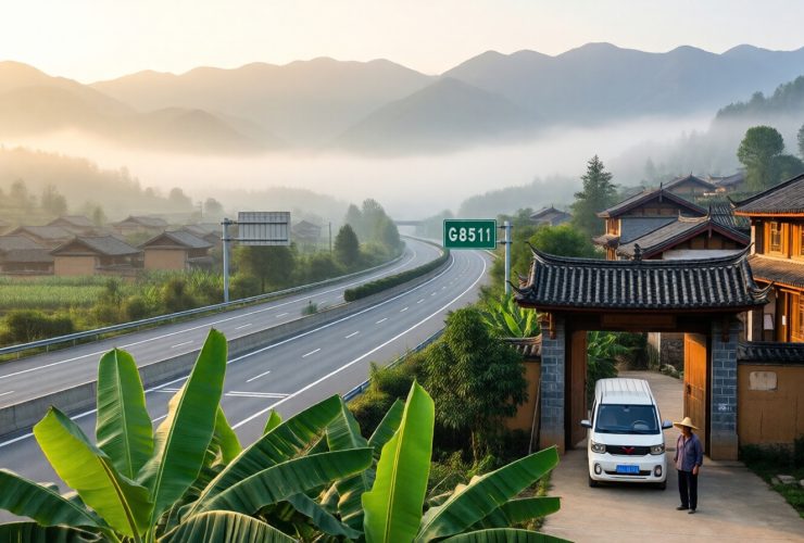 When the Expressway Reaches the Village Gate: How a Yunnan Farmer's Commute Changed
