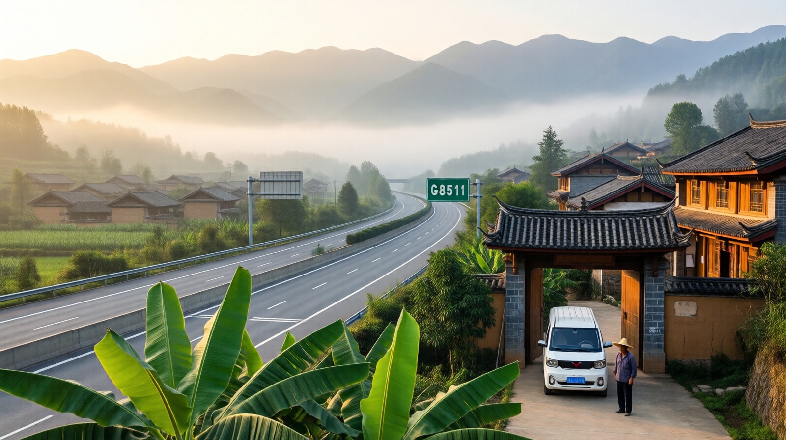 When the Expressway Reaches the Village Gate: How a Yunnan Farmer's Commute Changed