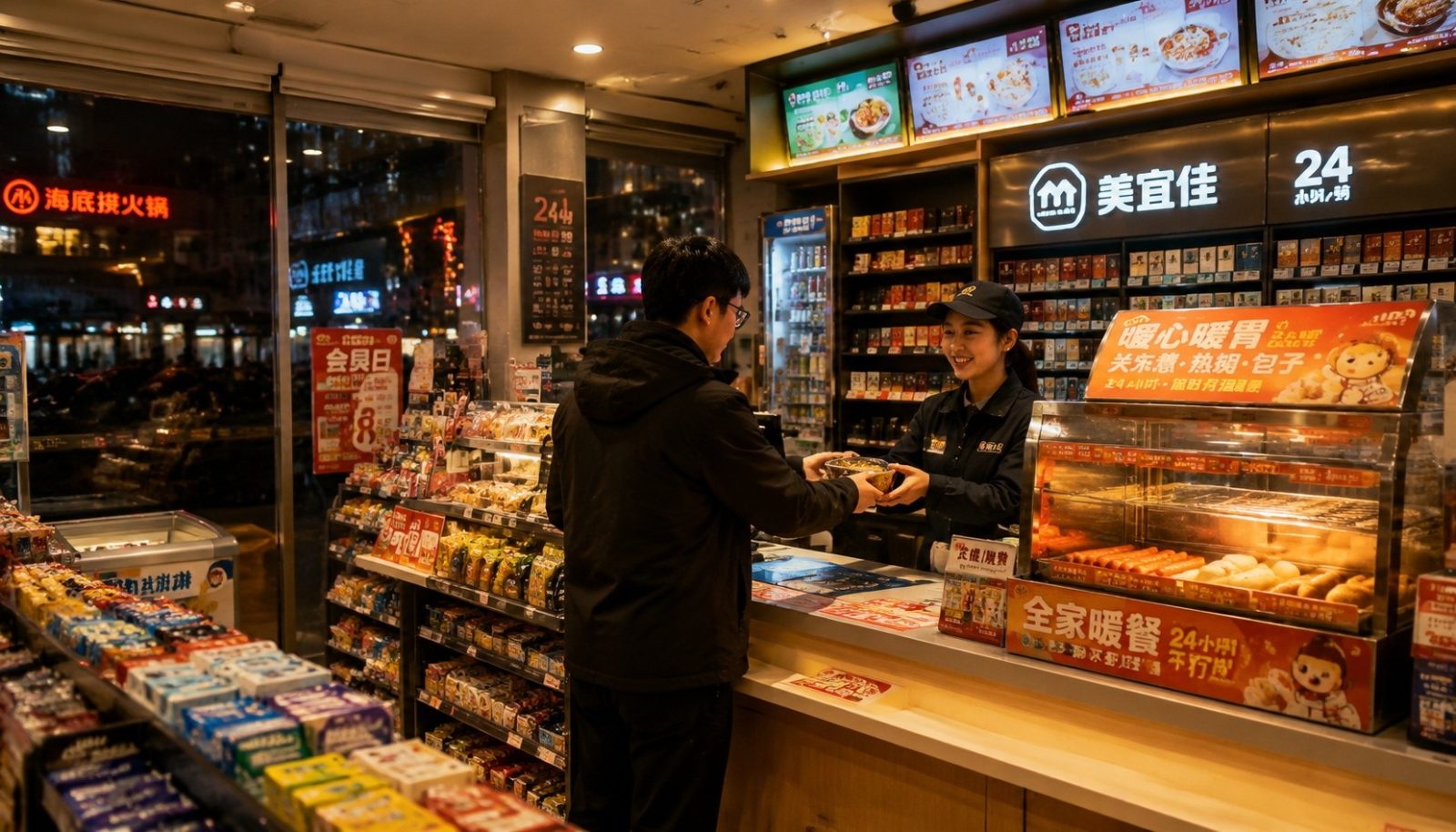 24-Hour Convenience Stores: The 'Infrastructure' of China's Nightlife