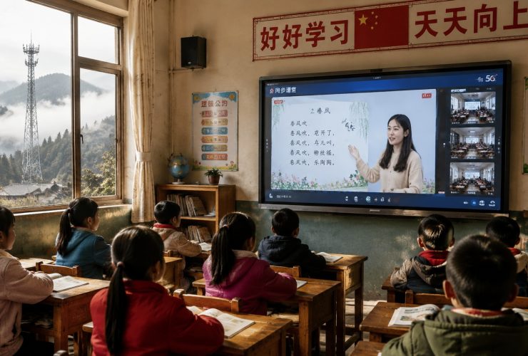 5G for All: Online Classes in a Remote Mountain Primary School