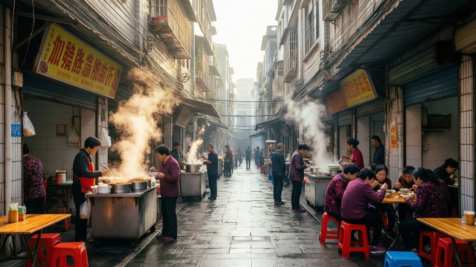 Breakfast Without Tourists: The Real Flavors Found in Guangzhou Alleys by Locals