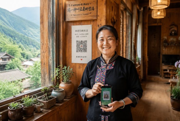 An Australian Backpacker in Rural Yunnan: The B&B Owner Accepts WeChat Pay and Even Alipay