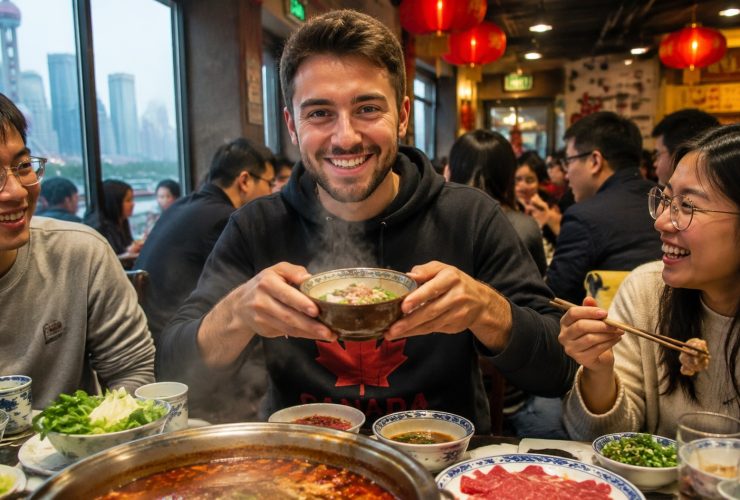 A Canadian Teacher Becoming a 'Web Celebrity' in China: Teaching English, Eating Hotpot, and Talking Cultural Differences