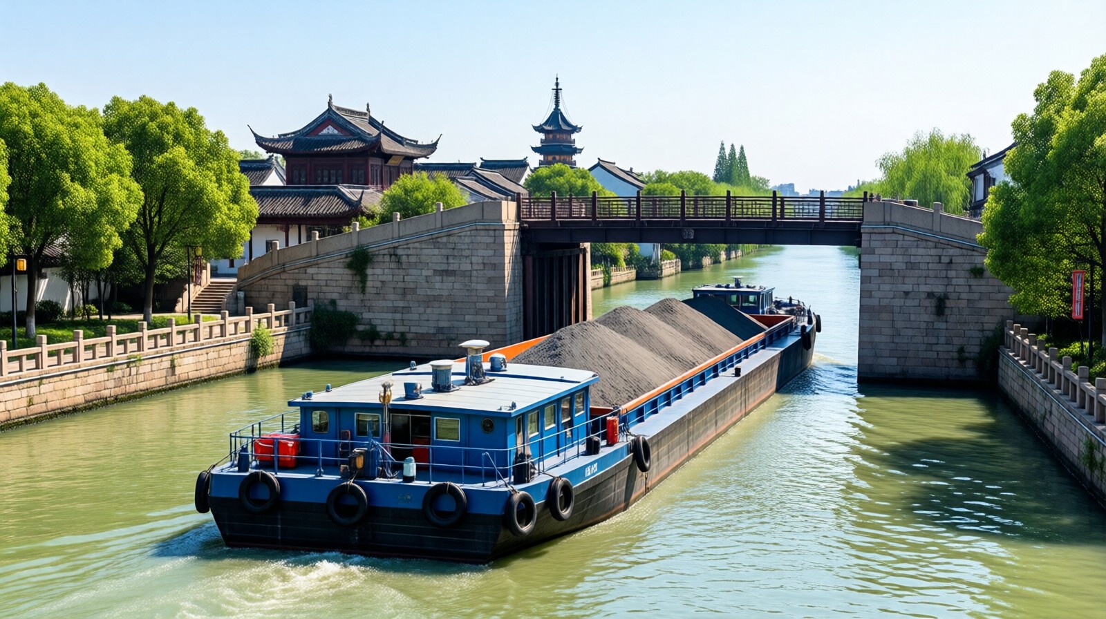 Unlike Other World Heritage Sites, the Grand Canal Is Still in Use Today