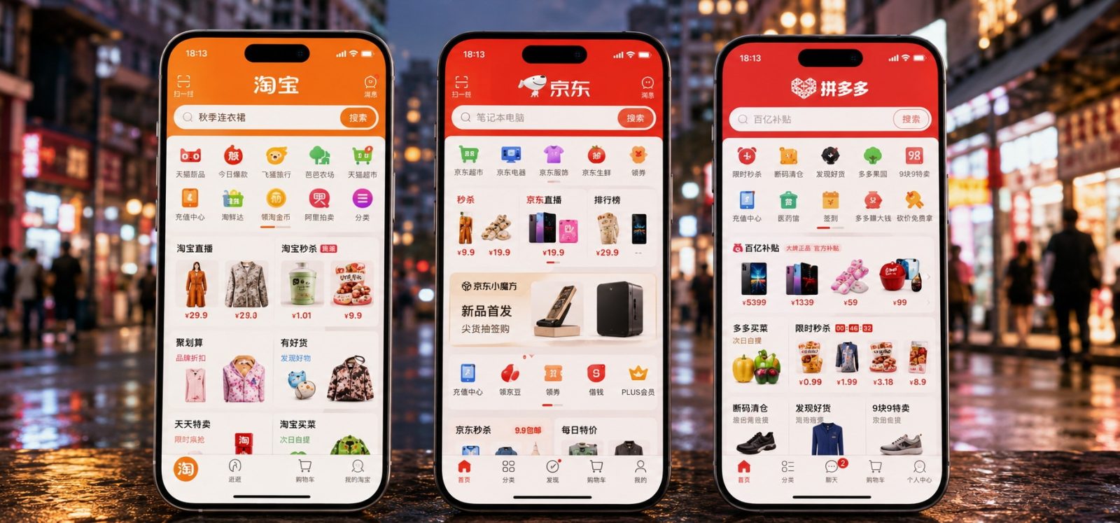 Taobao, JD, and Pinduoduo: How China's Three E-Commerce Giants Diverge in 2025