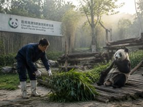 A Day at the Panda Base: Stories from Keepers and Tourists