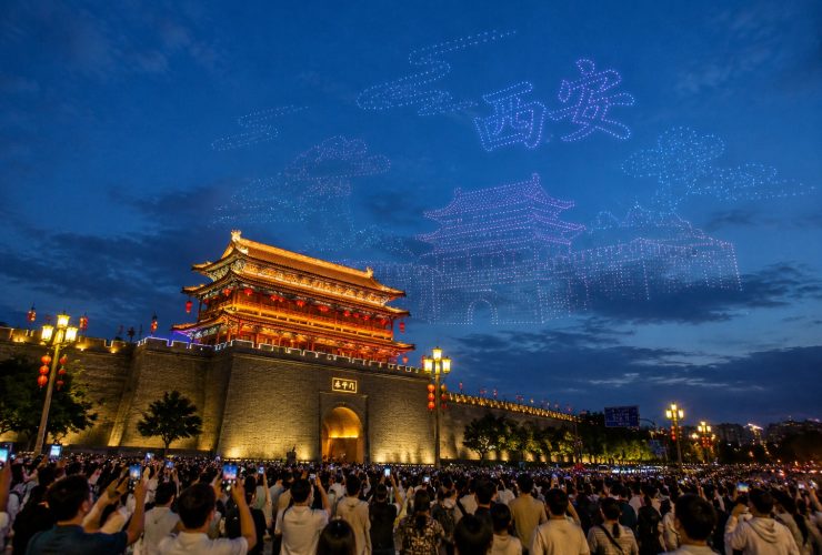 Drone Shows and Space Tech: Xi'an's New Labels Beyond Ancient Walls