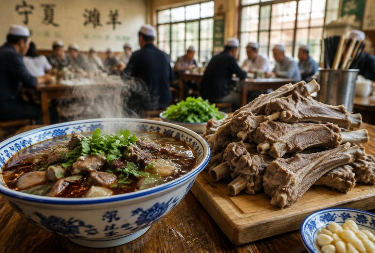 Ningxia's Hui Cuisine: Sheep Organ Soup and Hand-Grabbed Lamb
