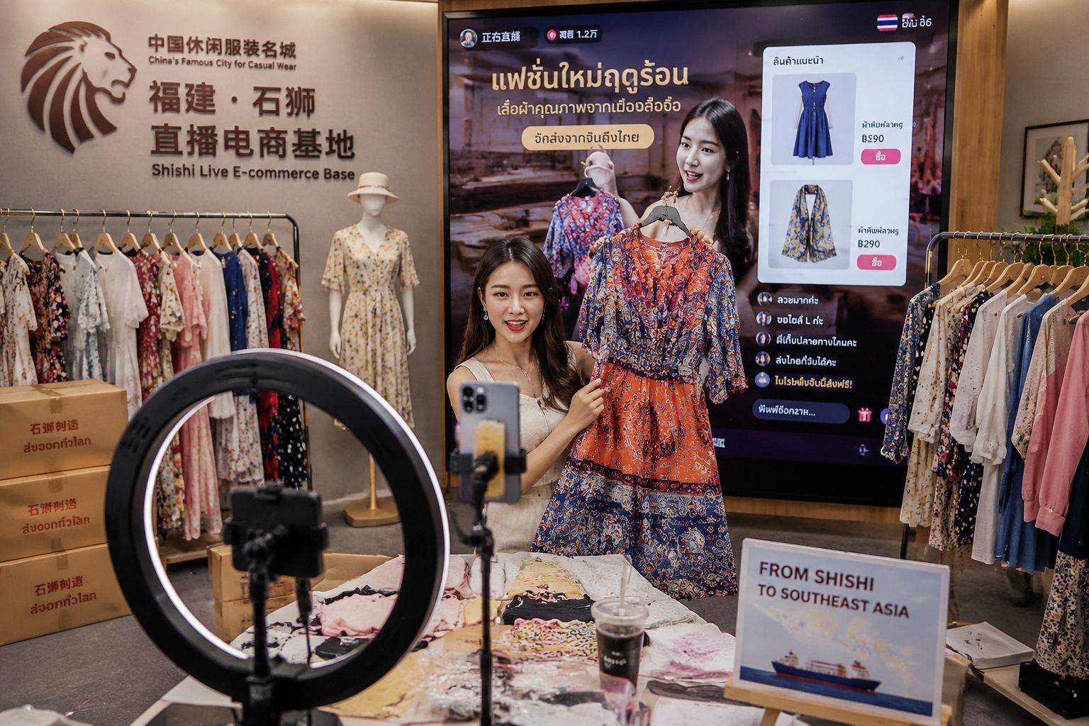 Shishi, Quanzhou: How Apparel E-Commerce Dominates Livestreaming in Southeast Asia