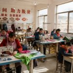 Gansu's Poverty-Alleviation Workshops: Women Sew at Their Doorsteps
