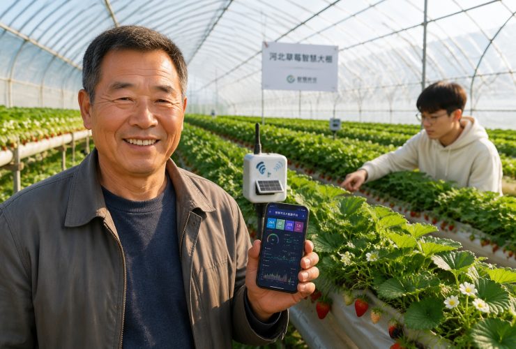 How AI is Helping Chinese Farmers Grow Better Strawberries