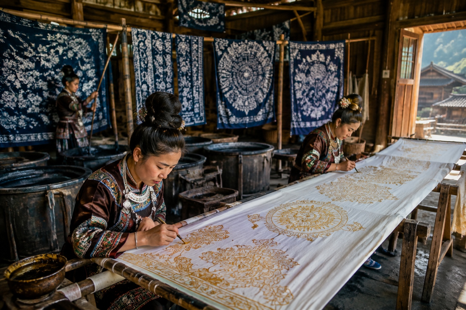 Ancient Paper and Batik: Guizhou Handicrafts Find New Buyers Abroad