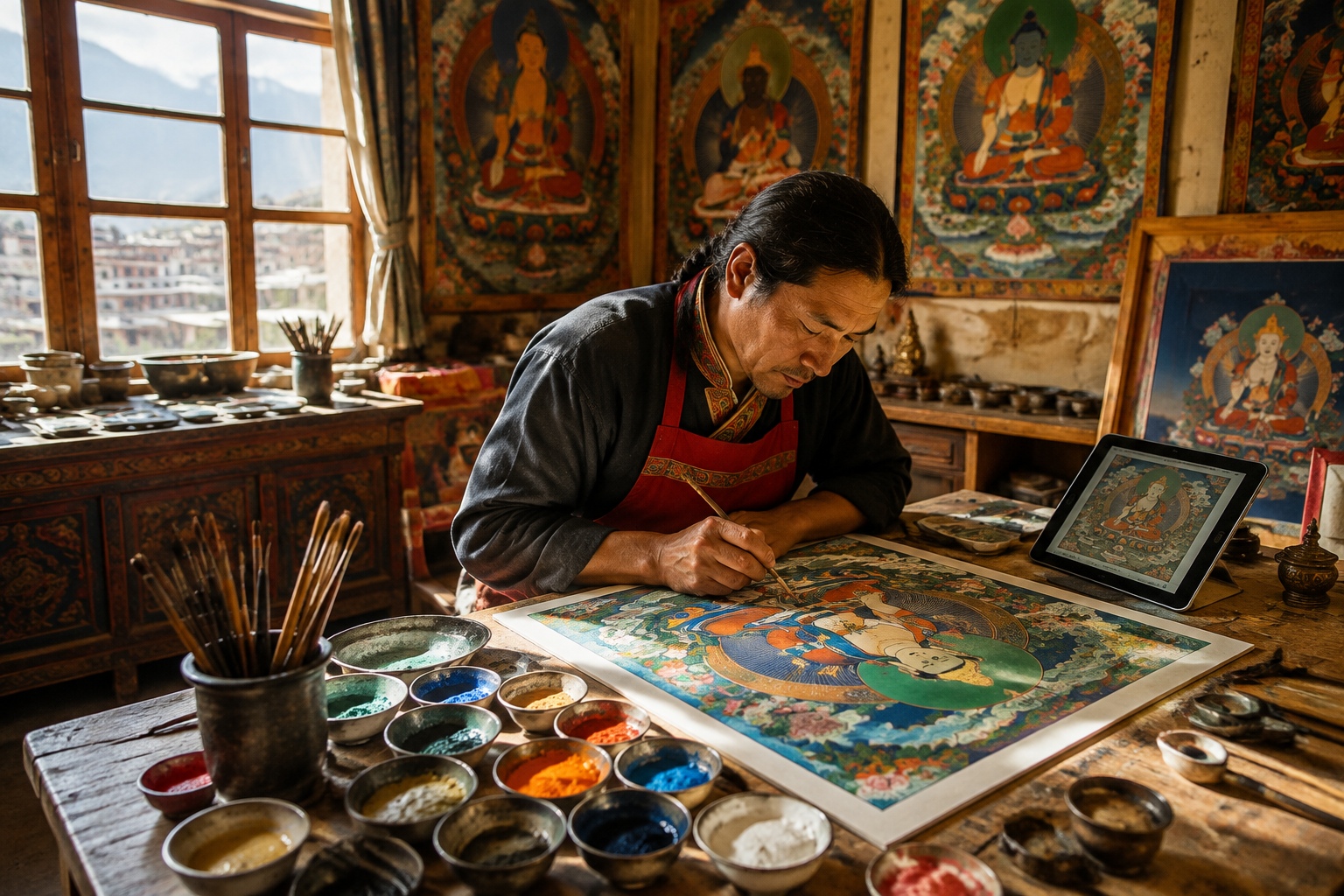 Thangka and Incense: Reviving Tibetan Handicrafts in the Modern Era