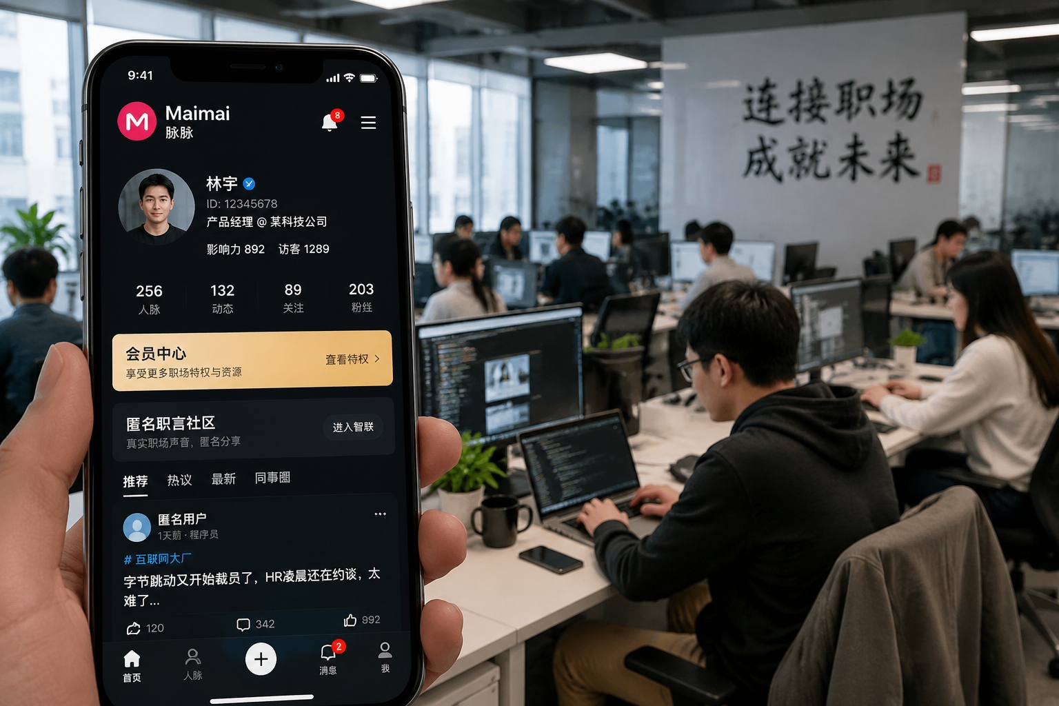 Maimai: Professional Networking or Watercooler Gossip? Inside China's 'LinkedIn' with Anonymous Battlefields