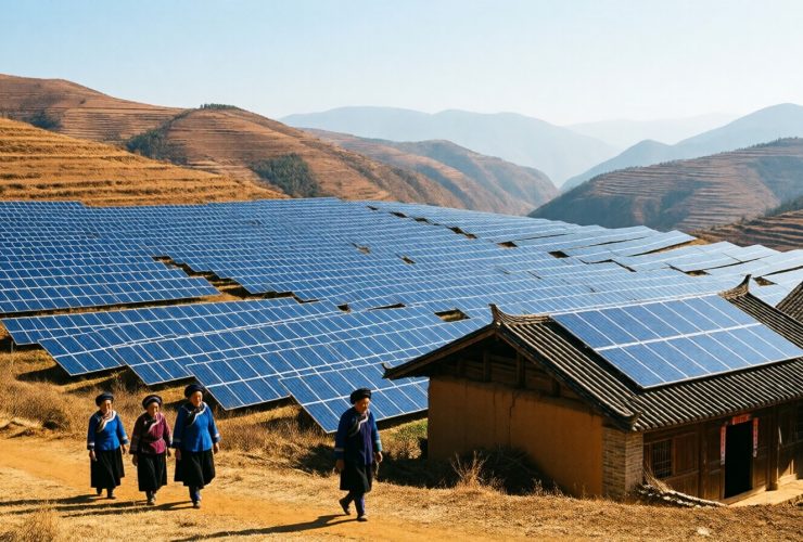 From Barren Hills to Blue Seas: How Solar Power Lights Up Remote Chinese Villages and Connects Them Online