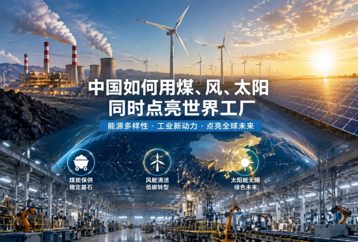How China Lights Up the World’s Factory with Coal, Wind, and Sun