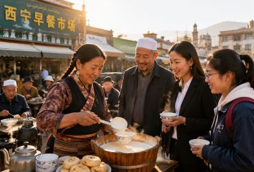 In Qinghai, How a Bowl of Tibetan Yogurt Brings Tibetan, Hui, and Han Breakfast Tables Together