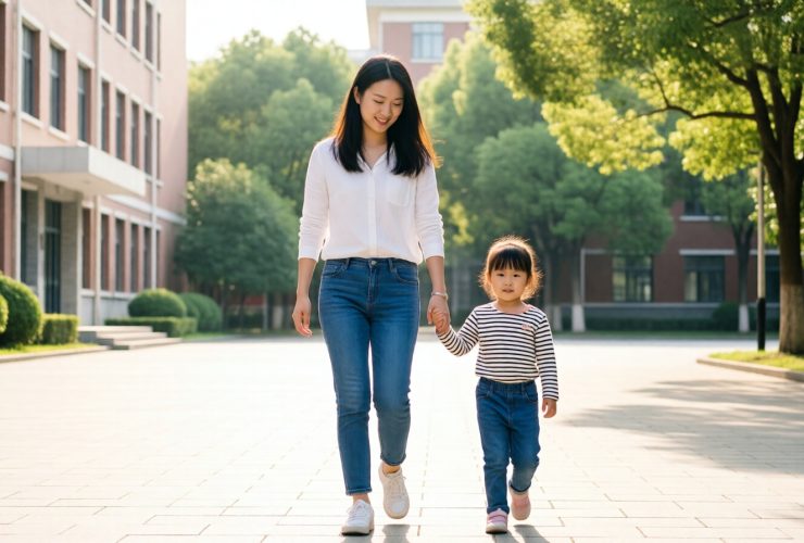 After Divorce, She Went Back to School with Her Child—A Chinese Woman's Restart