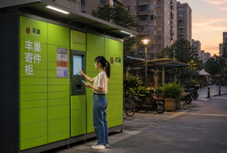 The Pickup Code: How Parcel Lockers and Stations Shape China's Delivery Culture