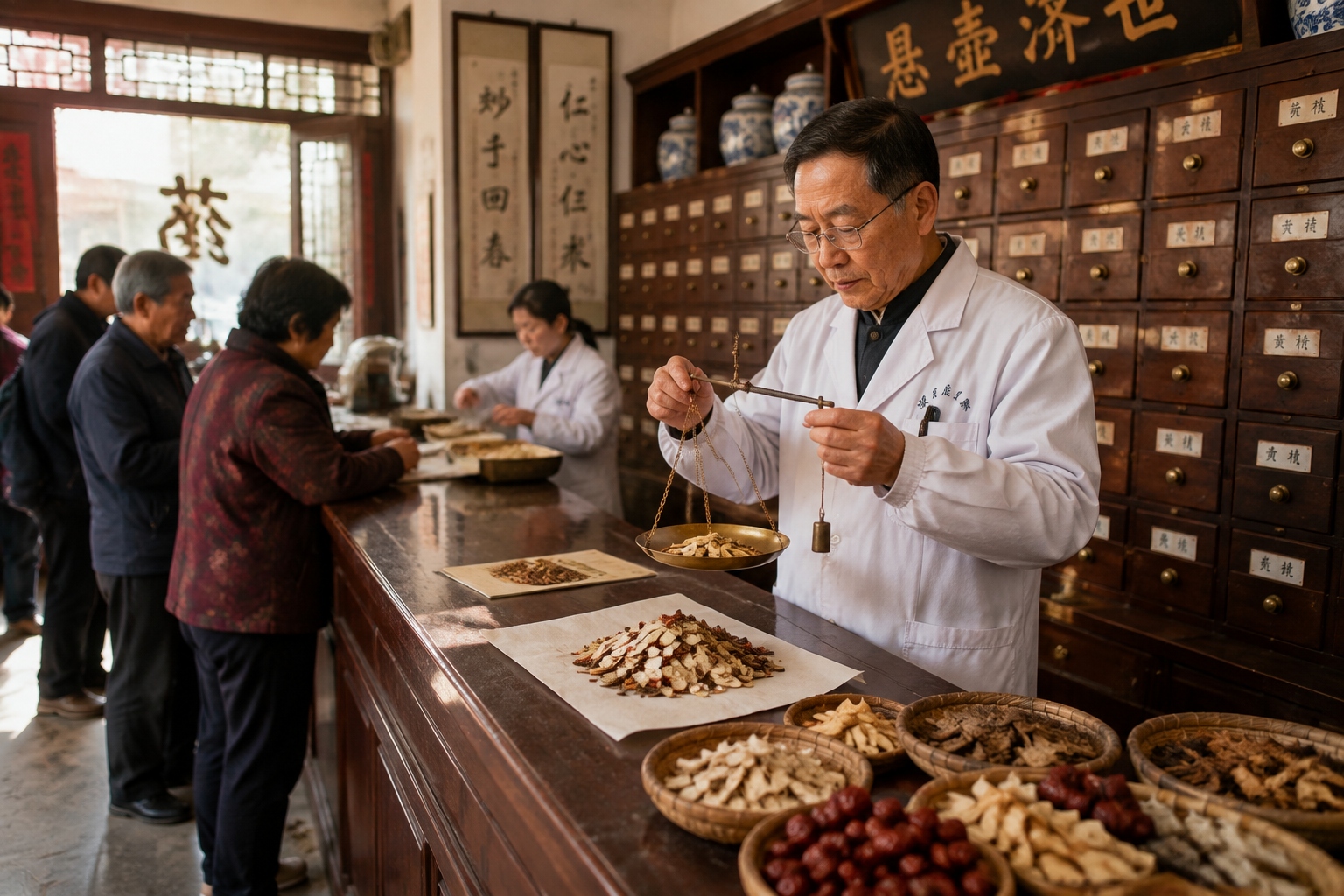A Beginner's Guide to Traditional Chinese Medicine: Pulses, Cupping, and Herb Shops