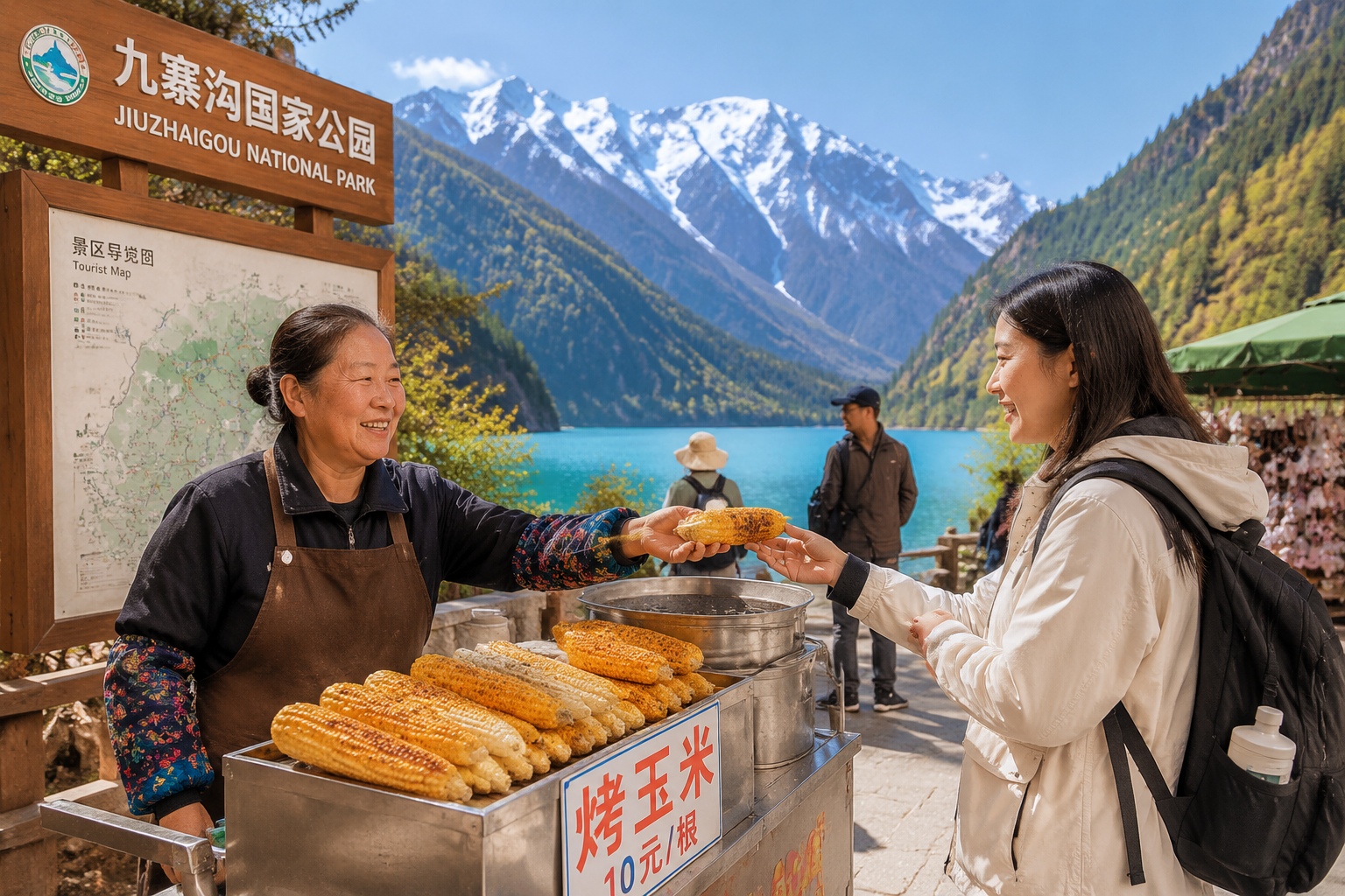 How Much Do You Earn a Year? Conversations Between Vendors and Tourists in Jiuzhaigou