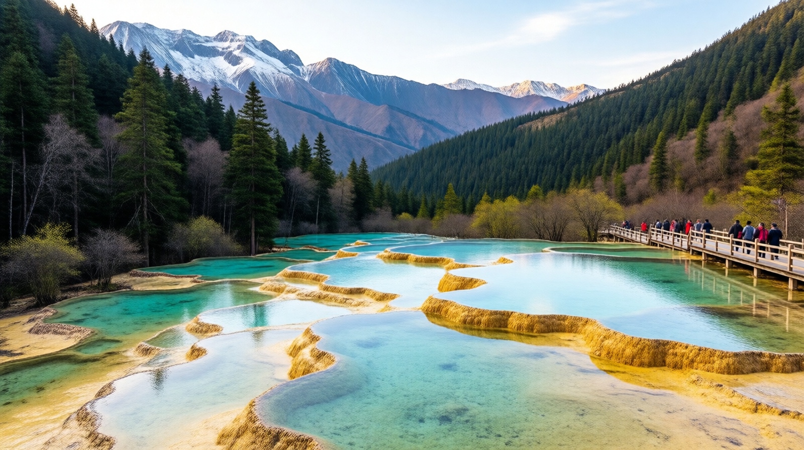 Exploring Huanglong: How 3,000+ Colored Pools Turn a Snow Mountain into a Palette