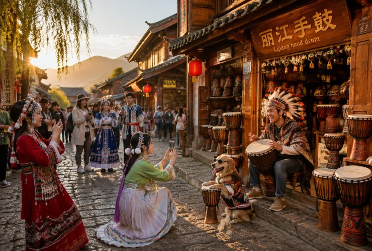 Why Is Lijiang Old Town an 'Internet Celebrity Hotspot'? A Look at Tourists and Shopkeepers