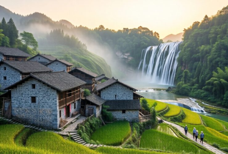 How a Village Next to Huangguoshu Waterfall Transformed Its Fortune Through Tourism