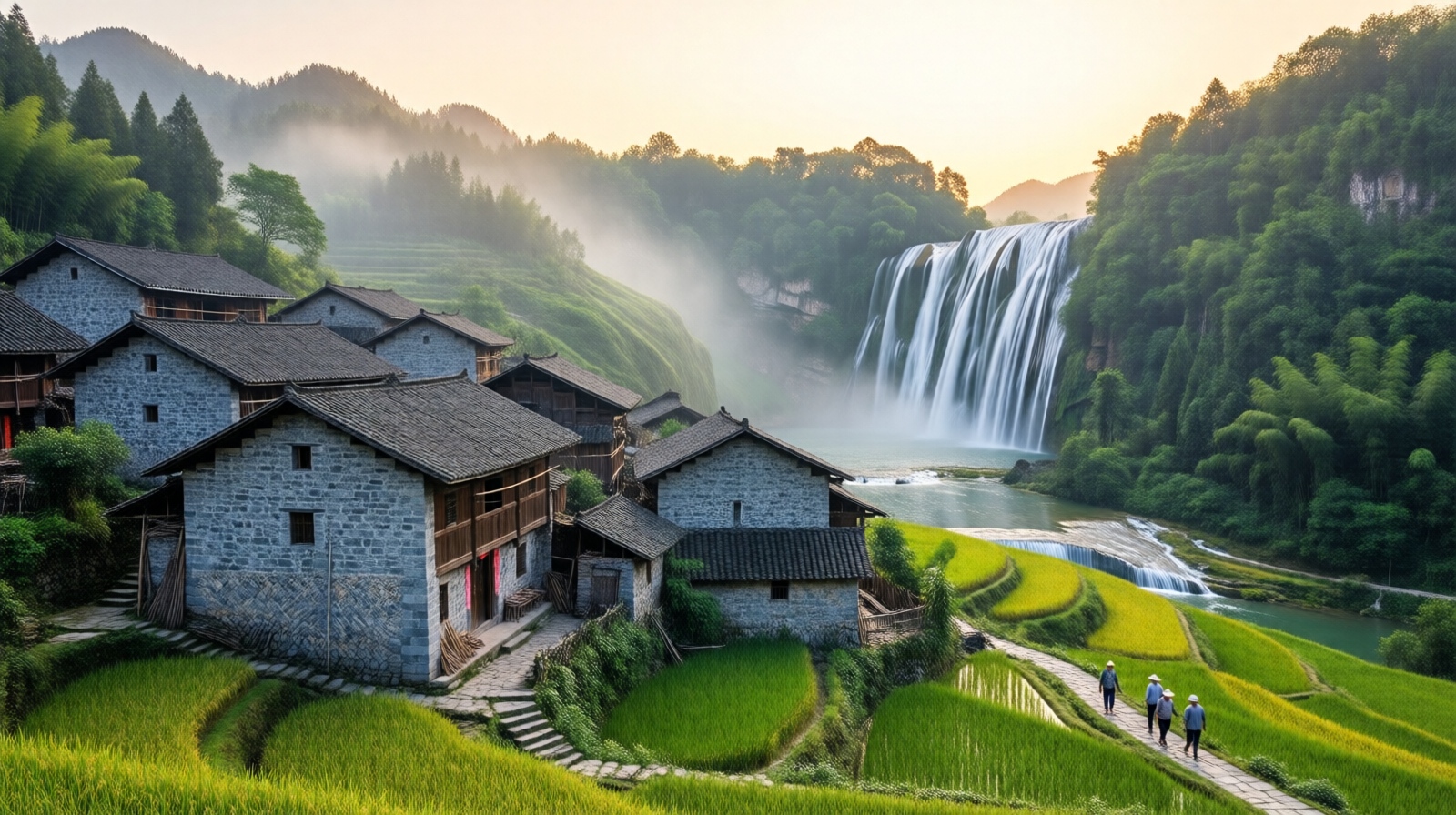 How a Village Next to Huangguoshu Waterfall Transformed Its Fortune Through Tourism