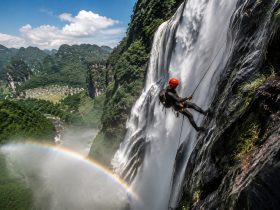 Climbing Guizhou's Waterfalls: An Adrenaline Rush and a Cultural Encounter