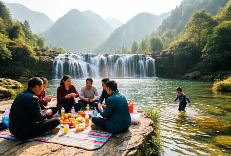 Weekend Picnics Under the Falls: A Day in the Life of Guiyang Locals
