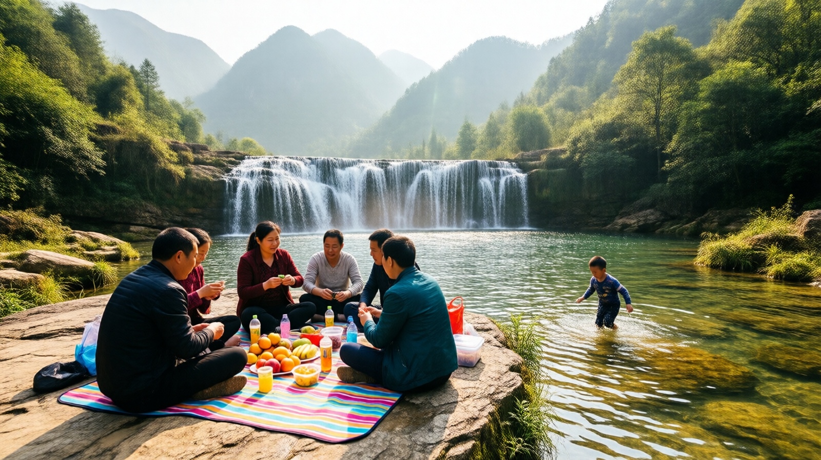 Weekend Picnics Under the Falls: A Day in the Life of Guiyang Locals