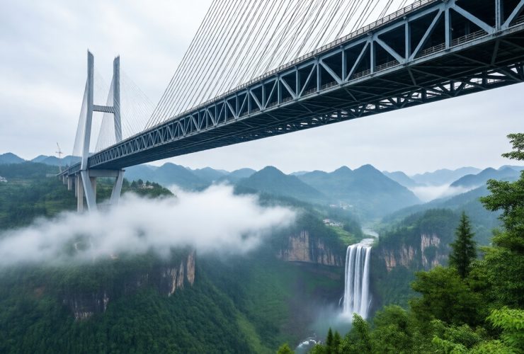 Waterfalls and Sky Bridges: How Guizhou's Engineering Feats Are Captivating the World