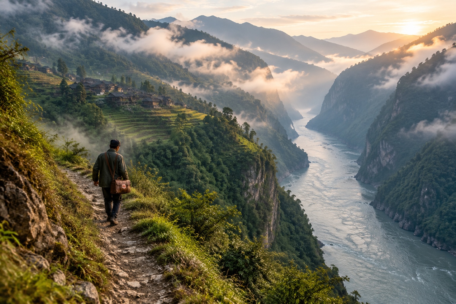 A Lisu Village Doctor's Daily Rounds in Nujiang, Yunnan