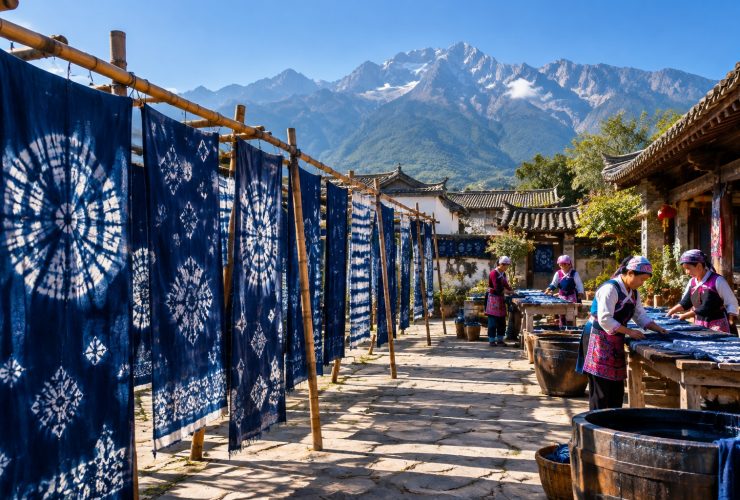 Bai Tie-Dye: How a Small Town Connects to the World Through Blue-and-White Patterns