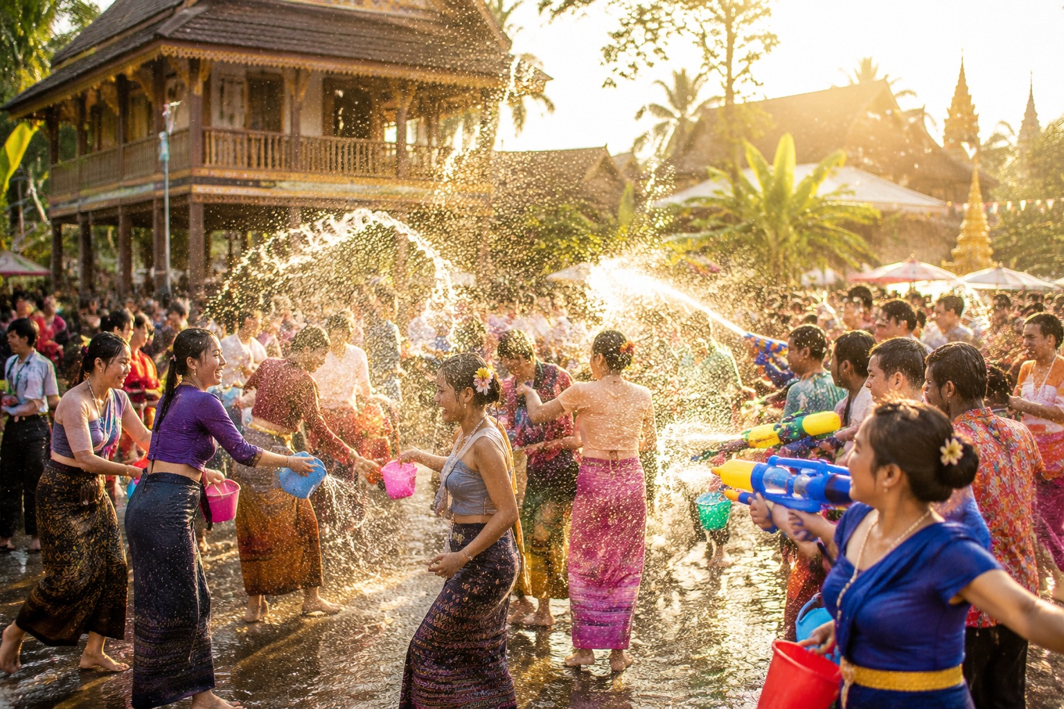 The Water Splashing Festival in Dehong: How Visitors and Villagers Create Shared Memories