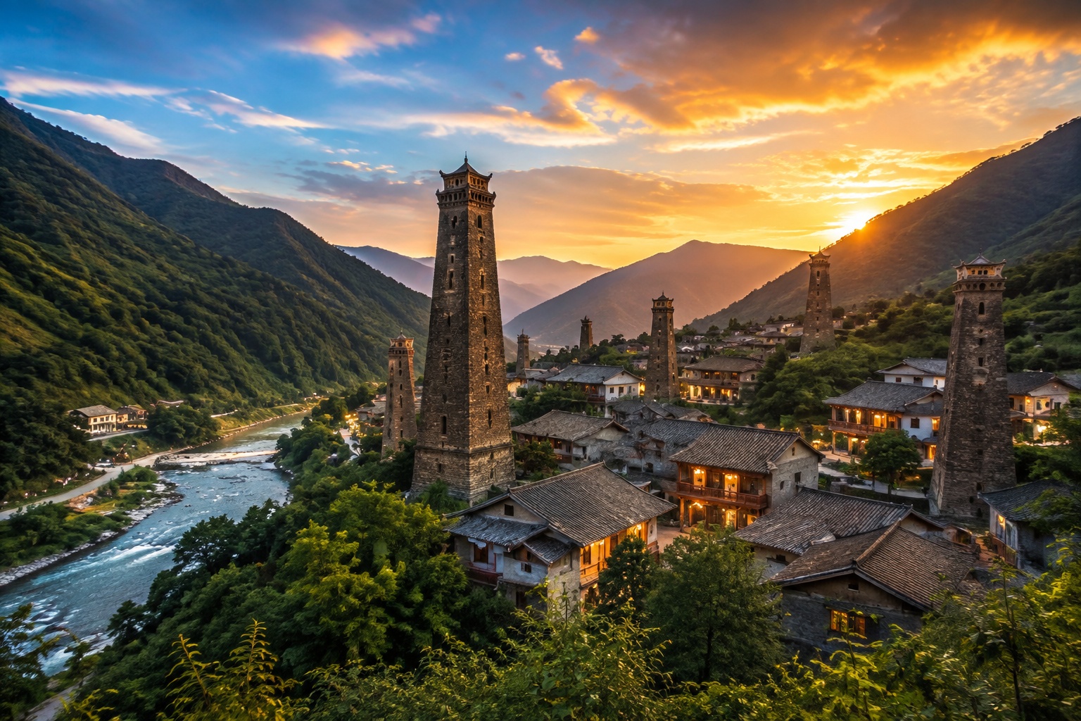Aba Qiang Watchtowers: From Ancient Fortifications to Trendy Guesthouses