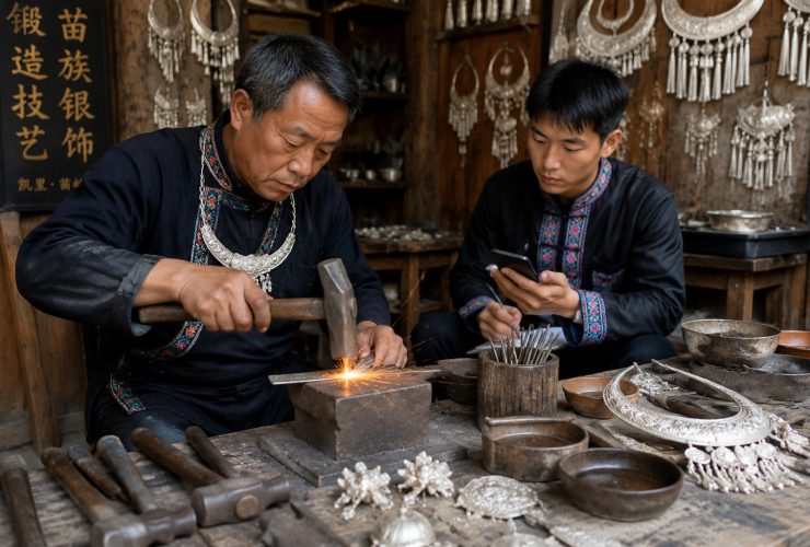 In Kaili, Guizhou: A Different Kind of Inheritance Beyond the Miao Silver Hat Trends