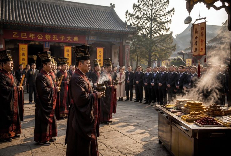 A Small Town’s Spring Festival Confucius Ceremony Attracts Half a Japanese Fan Group