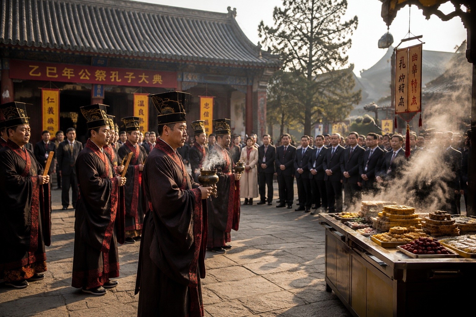 A Small Town’s Spring Festival Confucius Ceremony Attracts Half a Japanese Fan Group