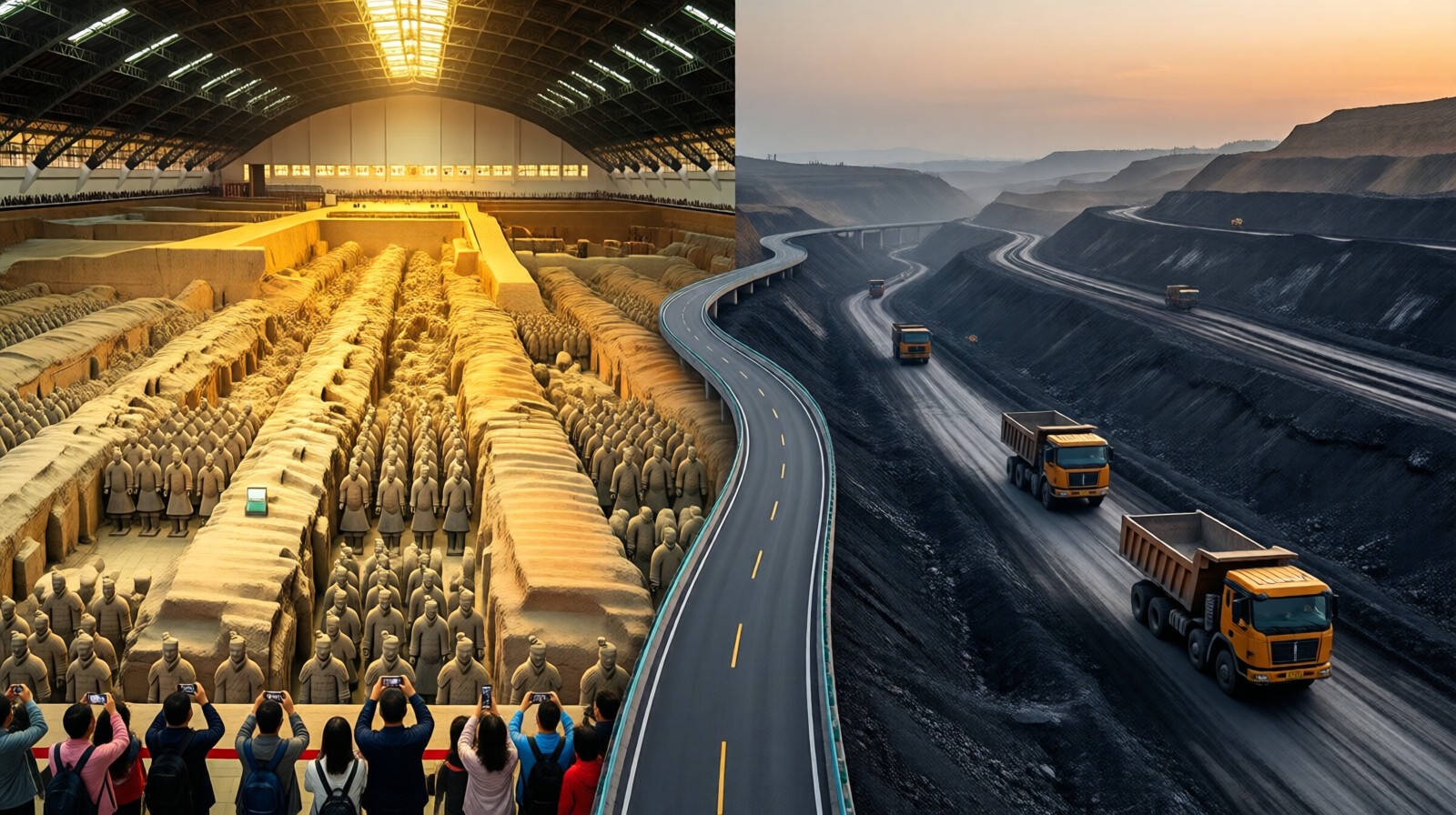 From Terracotta Warriors to Coal Mines: Shaanxi's Dual Economy
