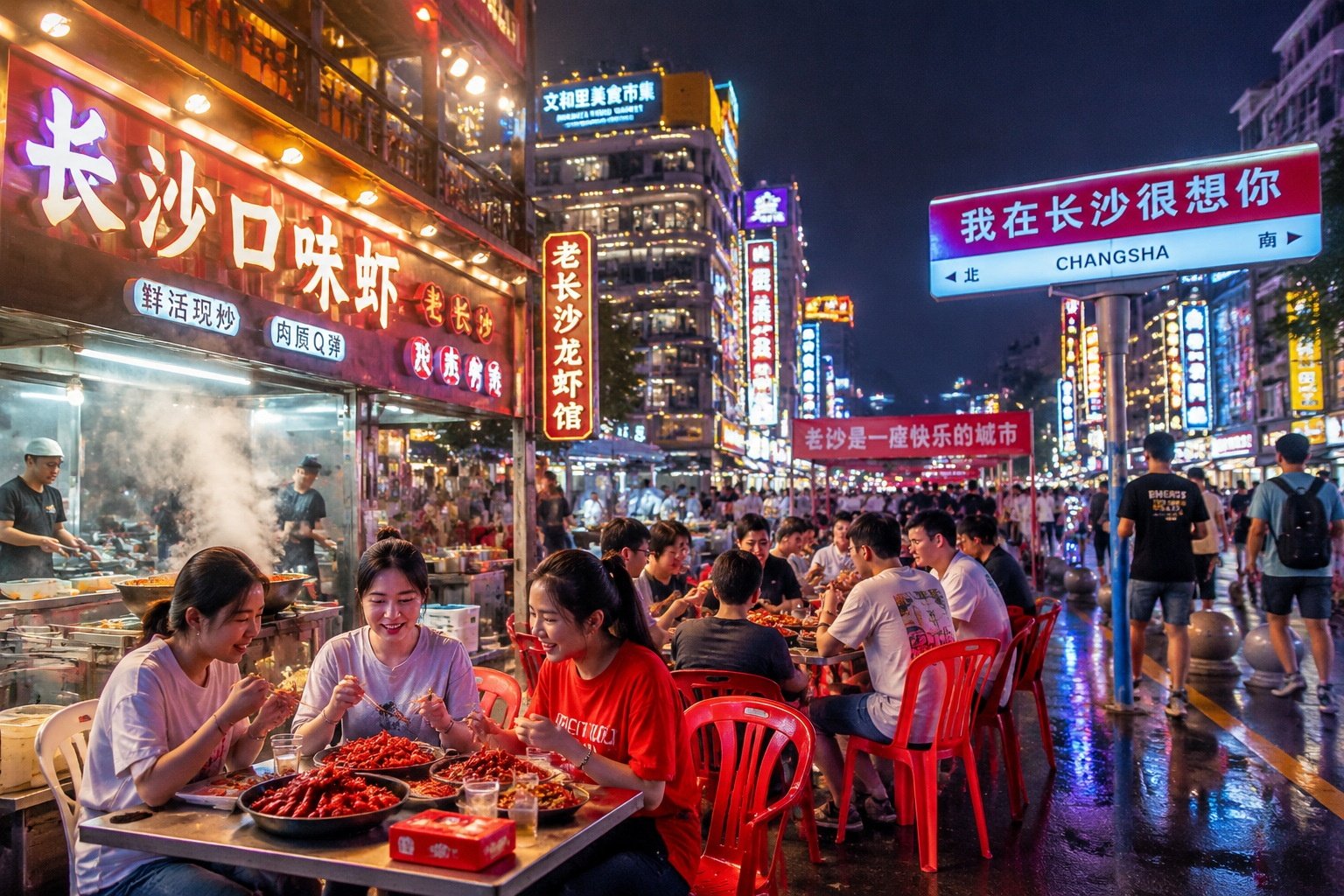 Neon, Spice, and Seafood: A Night Out in Changsha
