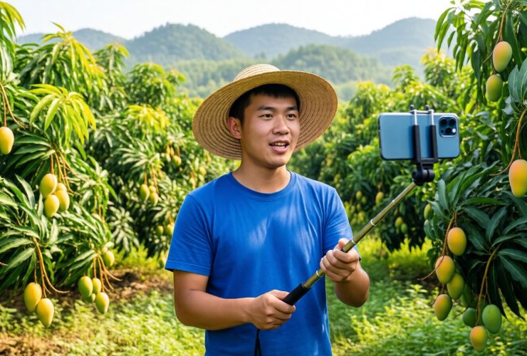 Guangxi's Youth Return to Livestream Mangoes: E-Commerce Farmers in Youjiang, Baise