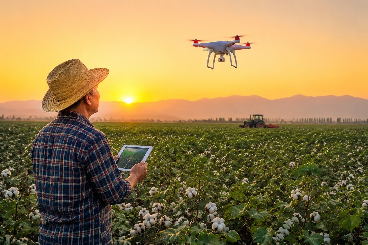Drones Over Xinjiang Cotton Fields: A Farmer's High-Tech Diary