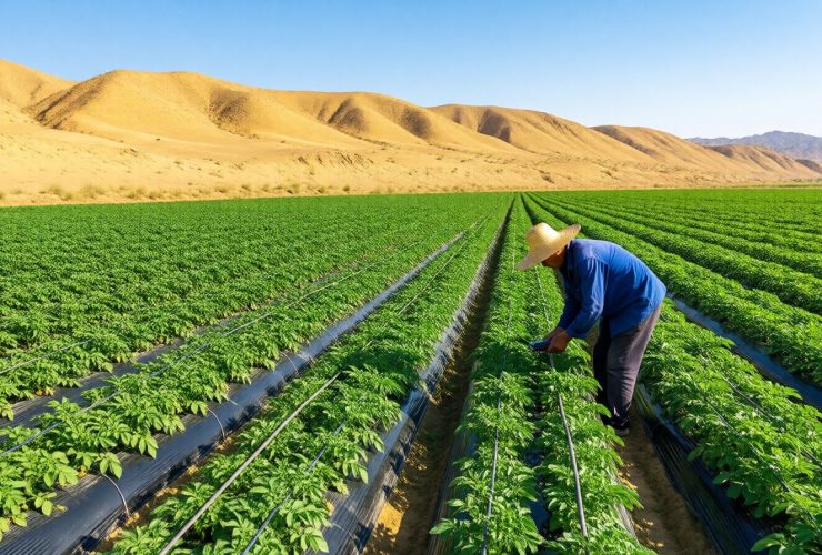 Growing Potatoes in a Gansu Desert? How Tech Reclaims Arid Land
