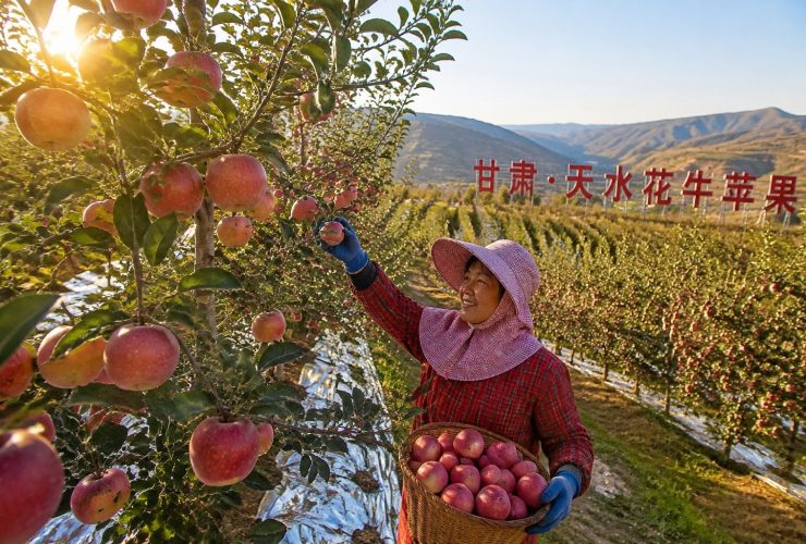 Tianshui Apples in Gansu: Why Sweeter Than Imported Ones?